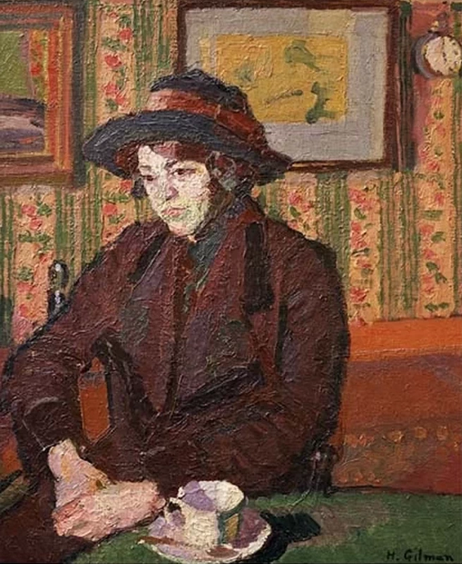 Harold Gilman - Ragazza con una tazza di tè